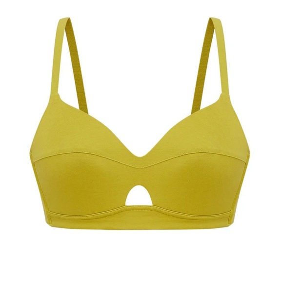 NWT PAIR of Neiwai Pure Comfort Bra 🍒 and Twin Cross Bra 🍋‍🟩Tencel- Mediums - Picture 6 of 10